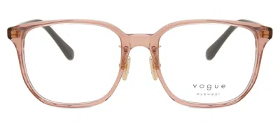 Vogue Eyewear Vo5550d Asian Fit Women's Glasses, Pink, Size 55 In Brown