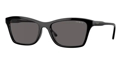 Vogue Eyewear Vo5551s W44/87 Women's Sunglasses Black Size 54 In Brown