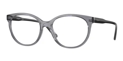 Vogue Eyewear Vo5552f Asian Fit Women's Glasses, , Size 53 In Gray