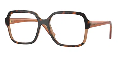 Vogue Eyewear Vo5555f Asian Fit Women's Glasses, , Size 54 In Brown