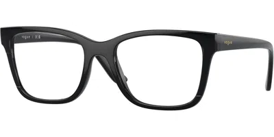 Vogue Eyewear Vo5556f Asian Fit Women's Glasses, , Size 53 In Black