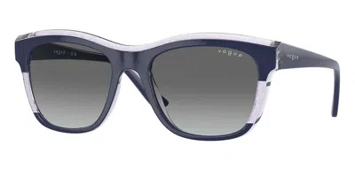 Vogue Eyewear Vo5557s 313711 Women's Sunglasses Blue Size 54 In Gray