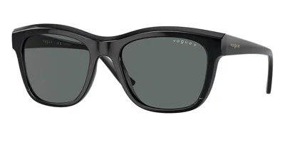 Vogue Eyewear Vo5557s Polarized W44/81 Women's Sunglasses Black Size 54 In White