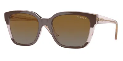 Vogue Eyewear Vo5558s Polarized 3136t5 Women's Sunglasses Brown Size 55
