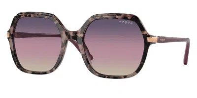 Vogue Eyewear Vo5561s 3150u6 Women's Sunglasses Tortoiseshell Size 56 In Brown