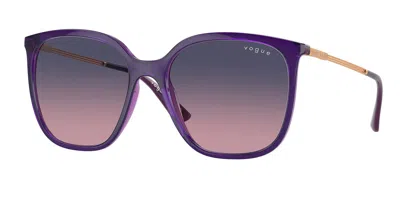 Vogue Eyewear Vo5564sf Asian Fit 1647i6 Women's Sunglasses  Size 54 In White
