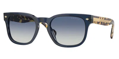Vogue Eyewear Vo5571s 31434l Men's Sunglasses Blue Size 53 In Gray
