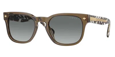 Vogue Eyewear Vo5571s 314411 Men's Sunglasses Green Size 53 In Brown