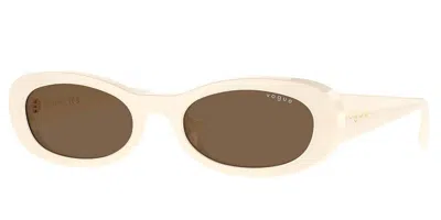 Vogue Eyewear Vo5582s 316773 Women's Sunglasses White Size 53 In Neutral