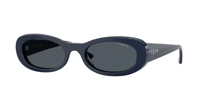 Vogue Eyewear Vogue Occhiali Da Vista Vo5582s 324087 Occhiali Da Sole Blu Per Donna In Neutral