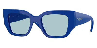 Vogue Eyewear Vo5583sf Asian Fit 316272 Women's Sunglasses Blue Size 51 In Red
