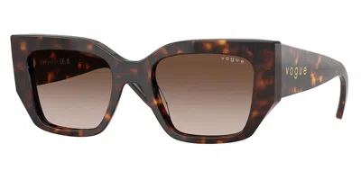 Vogue Eyewear Vo5583sf Asian Fit W65613 Women's Sunglasses Tortoiseshell Size 51 In Metallic