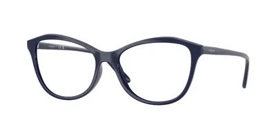 Vogue Eyewear Vogue Occhiali Da Vista Vo5602 3240 Occhiali Da Vista Blu Per Donna (solo Montatura) In Metallic