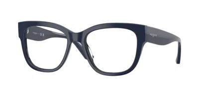 Vogue Eyewear Vogue Occhiali Da Vista Vo5605 3240 Occhiali Da Vista Blu Per Donna (solo Montatura) In Green