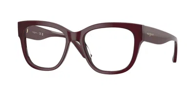 Vogue Eyewear Vogue Occhiali Da Vista Vo5605 2426 Occhiali Da Vista Borgogna Per Donna (solo Montatura) In Neutral