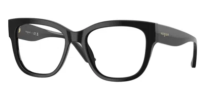 Vogue Eyewear Vo5605f Asian Fit W44 Women's Glasses Black Size 53 - Free Lenses - Blue Light Block Available