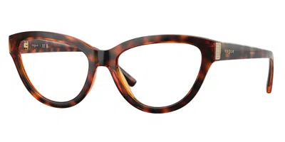 Vogue Eyewear Vo5610b Women's Glasses, Tortoiseshell, Size 52 In Brown