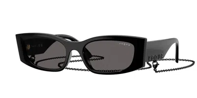 Vogue Eyewear Vogue Occhiali Da Vista Vo5655su W44/87 Occhiali Da Sole Neri Per Donna In Pink