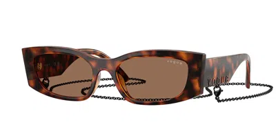 Vogue Eyewear Vogue Occhiali Da Vista Vo5655su W65673 Occhiali Da Sole Tartarugatishell Per Donna In Pattern