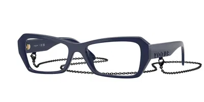 Vogue Eyewear Vogue Occhiali Da Vista Vo5656u 3240 Occhiali Da Vista Blu Per Donna (solo Montatura) In Orange