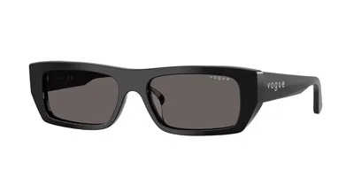 Vogue Eyewear Vogue Occhiali Da Vista Vo5657su W44/87 Occhiali Da Sole Neri Per Donna In Metallic
