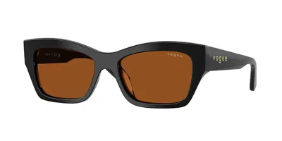 Vogue Eyewear Vogue Occhiali Da Vista Vo5658su W44/73 Occhiali Da Sole Neri Per Donna In Metallic