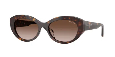 Vogue Eyewear Vogue Occhiali Da Vista Vo5659su W65613 Occhiali Da Sole Tartarugatishell Per Donna In Burgundy