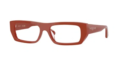 Vogue Eyewear Vogue Occhiali Da Vista Vo5660u 3244 Occhiali Da Vista Rossi Per Donna (solo Montatura) In Red