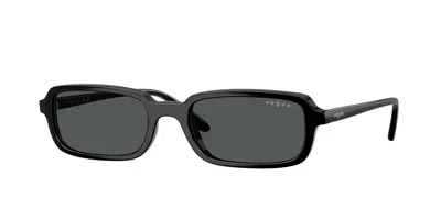 Vogue Eyewear Vogue Occhiali Da Vista Vo5666s W44/87 Occhiali Da Sole Neri Per Donna In Orange