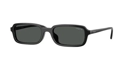 Vogue Eyewear Vo5666sf Asian Fit W44/87 Women's Sunglasses Black Size 53
