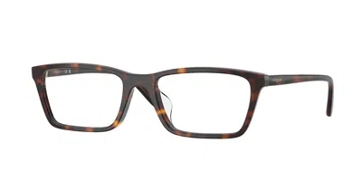 Vogue Eyewear Vo5667f Asian Fit Women's Glasses, Tortoiseshell, Size 54 In Black