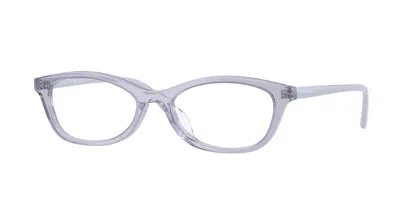Vogue Eyewear Vo5668f Asian Fit Women's Glasses, Purple, Size 53 In Blue