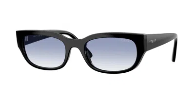 Vogue Eyewear Vogue Occhiali Da Vista Vo5669s W44/19 Occhiali Da Sole Neri Per Donna In Blue