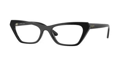 Vogue Eyewear Vogue Occhiali Da Vista Vo5670 W44 Occhiali Da Vista Neri Per Donna (solo Montatura) In Black