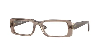 Vogue Eyewear Vogue Occhiali Da Vista Vo5677 2940 Occhiali Da Vista Marroni Per Donna (solo Montatura) In Neutral