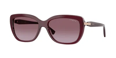 Vogue Eyewear Vogue Occhiali Da Vista Vo5678sb 29898h Occhiali Da Sole Rossi Per Donna In Purple