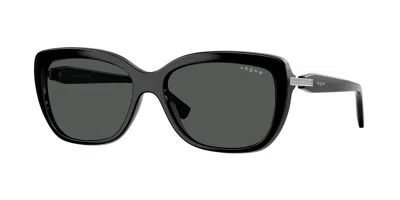 Vogue Eyewear Vogue Occhiali Da Vista Vo5678sb W44/87 Occhiali Da Sole Neri Per Donna In Gold