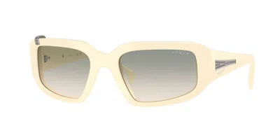 Vogue Eyewear Vogue Occhiali Da Vista Vo5688sb 31672c Occhiali Da Sole Bianchi Per Donna In Yellow