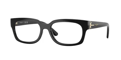 Vogue Eyewear Vo5689f Asian Fit W44 Women's Glasses Black Size 53 - Free Lenses - Blue Light Block Available
