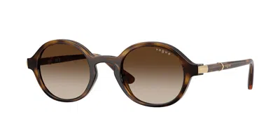 Vogue Eyewear Vo5692s W65613 Women's Sunglasses Tortoiseshell Size 46 In Brown