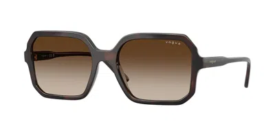 Vogue Eyewear Vo5696s 238613 Women's Sunglasses Tortoiseshell Size 55 In Brown