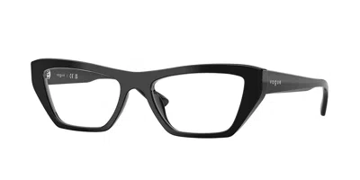 Vogue Eyewear Vogue Occhiali Da Vista Vo5701u W44 Occhiali Da Vista Neri Per Donna (solo Montatura) In Black