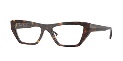 Vogue Eyewear Vogue Occhiali Da Vista Vo5701u W656 Occhiali Da Vista Tartarugatishell Per Donna (solo Montatura) In Brown