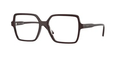 Vogue Eyewear Vo5702f Asian Fit 2252 Women's Glasses Brown Size 53 - Free Lenses - Blue Light Block Available In Full Brown