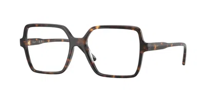 Vogue Eyewear Vo5702f Asian Fit 2386 Women's Glasses Tortoiseshell Size 53 - Free Lenses - Blue Light Block Availa In Brown Tortoise