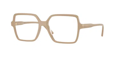 Vogue Eyewear Vo5702f Asian Fit 2990 Women's Glasses Brown Size 53 - Free Lenses - Blue Light Block Available In Transparent Caramel
