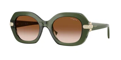 Vogue Eyewear Vo5706sb 328713 Women's Sunglasses Green Size 50