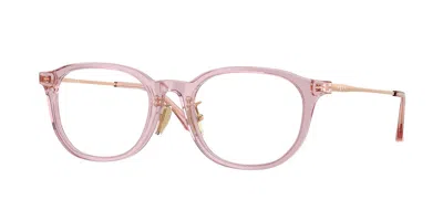 Vogue Eyewear Vo5713d Asian Fit Women's Glasses, Purple, Size 52 In Pink