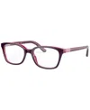Vogue Eyewear Vogue Jr Kids Eyewear Square Eyeglasses Vy2001 In Top Violet,fuxia