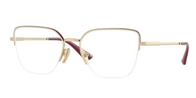 Vogue Eyewear Vogue Occhiali Da Vista Vo4331 5208 Occhiali Da Vista Oro Per Donna (solo Montatura) In Gold